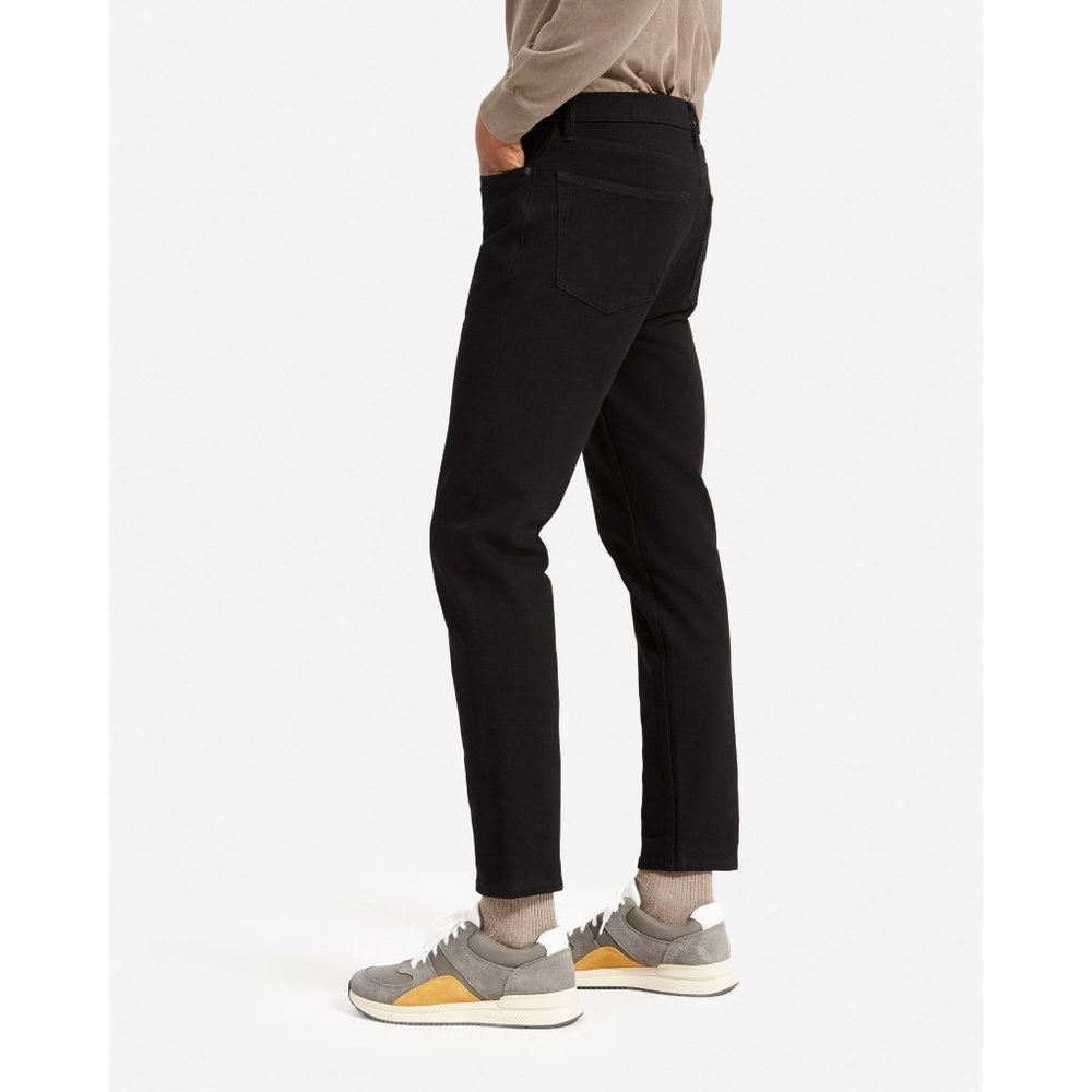 Everlane Mens The Relaxed Straight Jean High Stretch Black 35x32 - Picture 2 of 7